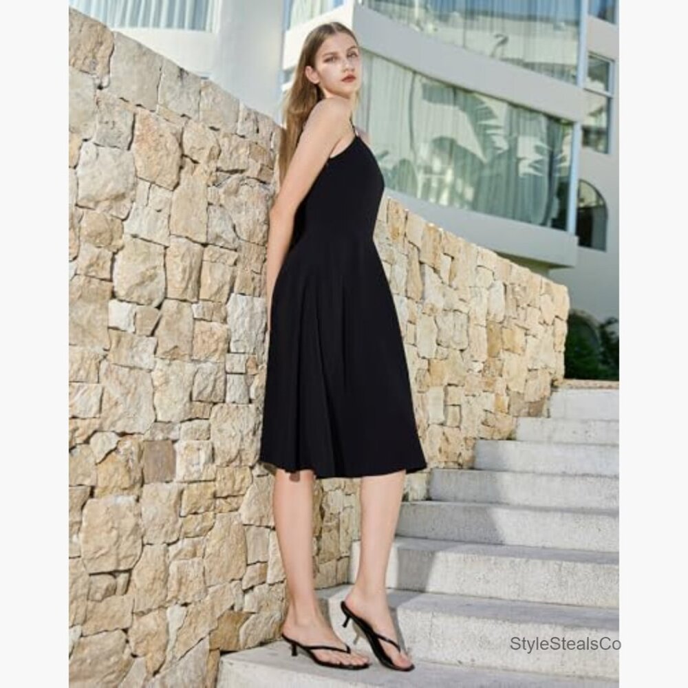 Kitten Heel Sandals Square Toe Slip On Thong 2 Inch Heels - Picture 3 of 7